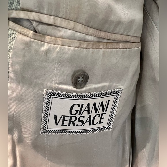 Vintage Gianni Versace wool blazer 50 - Picture 7 of 11